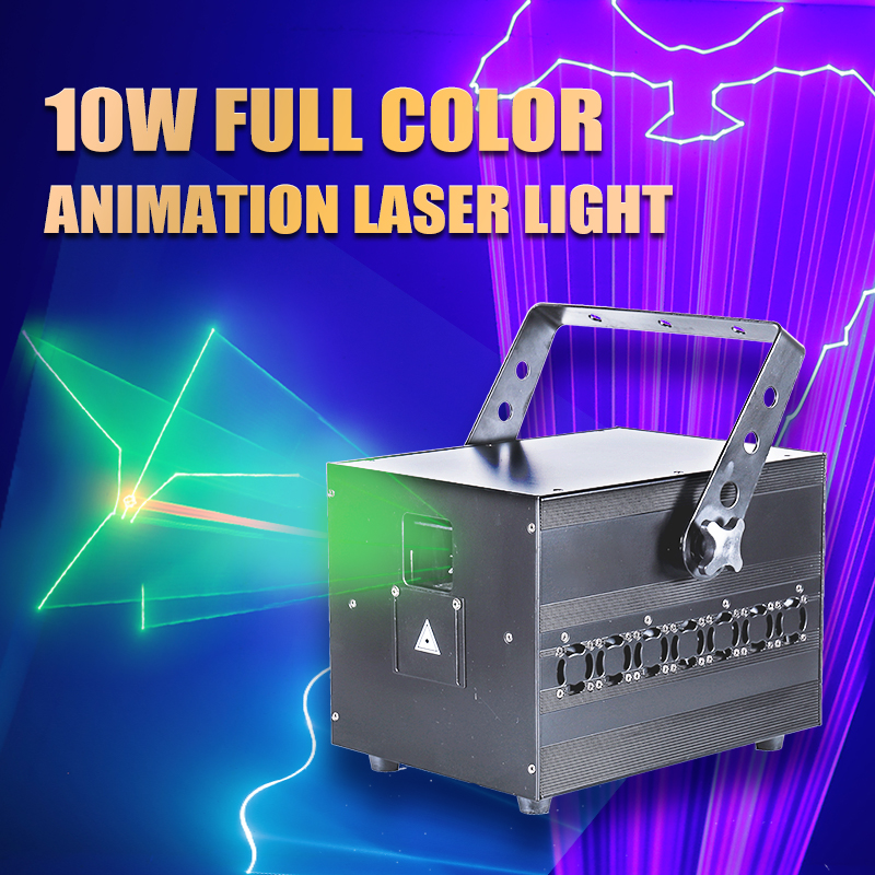 10W Full Color Animation Laser Lighting